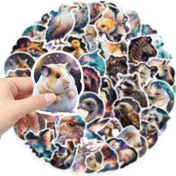 50PCS Kawaii Fantasy Animals Stickers Rabbit Bear Decals DIY Fridge Phone Luggage Guitar Wall Cute Sticker Kids Toy Gift﻿ (ONLINE ORDER ONLY)