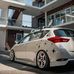 60pcs Large Car Sticker Full Of Stars, Star Set, Continuous Bead Star, Four Corner Star, Quadrilateral Star Vinyl Creative (ONLINE ORDER ONLY)
