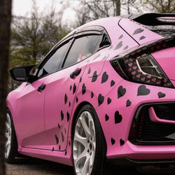 JDM Heart Car Stickers Window Bumper Exterior Accessories Car Modification Bodywork Styling Competition PVC Vinyl Decals (ONLINE ORDER ONLY)