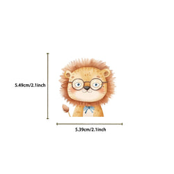 50pcs Cute Little Animal Stickers With Glasses Notebook Guitar Skateboard DIY Sticker For Pack Waterproof Laptop Skin Phone Case (ONLINE ORDER ONLY)