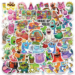 10/30/50PCS Game My Singing Monster Stickers Cartoon Decals Kids Toys Laptop Phone Luggage Skateboard Bike DIY Sticker Graffiti (Online Order Only)
