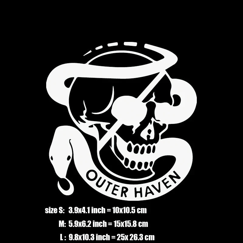 “outer haven” stickers,High Quality And Durable Automobiles Exterior Accessories Self-adhesive Decals (ONLINE ORDER ONLY)