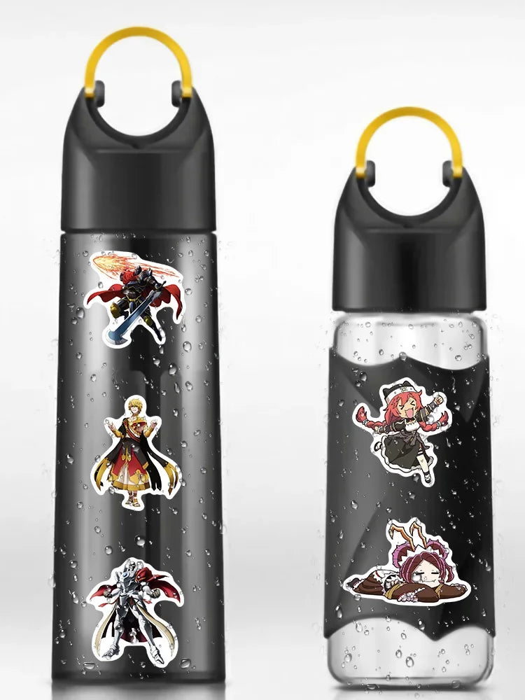 50Pcs Anime Overlord Stickers Momonga Albedo Sticker for Laptop Waterproof Graffiti Skateboard Sticker DIY Toy Motorcycle (ONLINE ORDER ONLY)