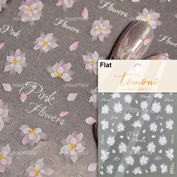 Graceful Peach Blossom Blessing Sachet Pretty Buckle Tassels Pendant Antique Radiant Adhesive Nail Art Stickers Manicure Decals (ONLINE ORDER ONLY)