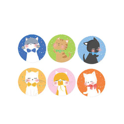 100-500pcs 1 inch Cat Sticker kids Reward Sticker Gift Decoration Label Teacher Encouragement Student Stationery Stickers (ONLINE ORDER ONLY)