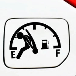 Funny Full Gas Gauge Sticker for Car Fuel Tank Cap Door Decoration Automotive Supplies Fashion Sticker Waterproof Vinyl Decals (ONLINE ORDER ONLY)