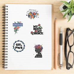 10/30/50/100PCS Feminist Supporting Women Sticker Packs (ONLINE ORDER ONLY)