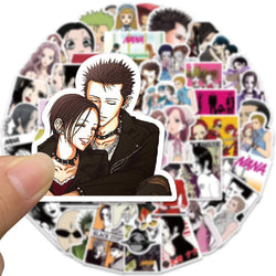 50PCS Anime NANA Stickers Cool Graffiti Decals DIY Decoration for Phone Laptop Stationery PVC Waterproof Sticker Toys Gift (Online Order Only)
