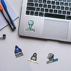 10/30/50PCS Hacker Programming Stickers Graffiti DIY Laptop Phone Skateboard Bike Fridge Suitcase Waterproof Kids Sticker Decals (Online Order Only)