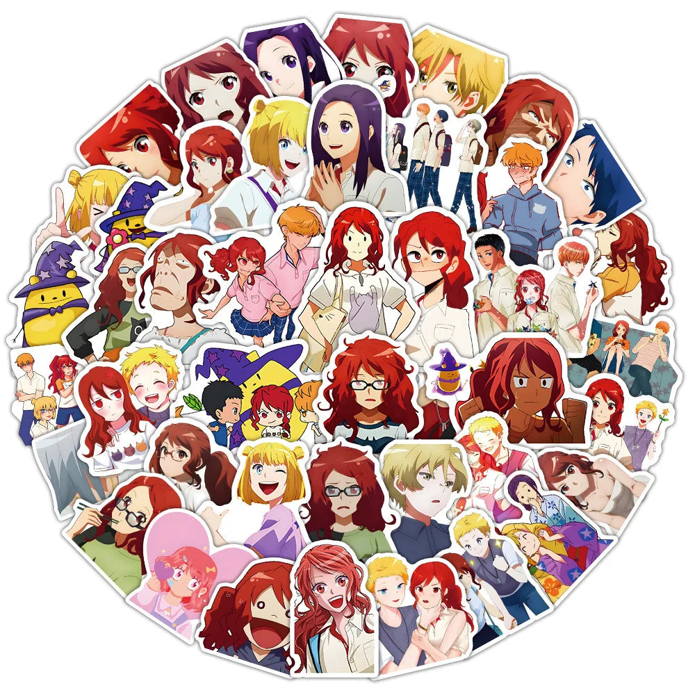 10/50pcs Anime Romantic Killer Diverse Plot Stickers Cartoon Graffiti Waterproof Luggage Suitcase Notebook Motorbike Sticker Toy (Online Order Only)