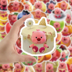10/30/70PCS Cute Cartoon Loopy Stickers Funny Meme Decals Decoration DIY Stationery Phone Laptop Bike Kids Kawaii Sticker Toys (Online Order Only)