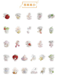 10/30/54PCS Plush Puppy Stickers Cute Dog Cartoon Sticker Kids Toys DIY Decoration Laptop Phone Guitar Car Bike Skateboard Decal (ONLINE ORDER ONLY)