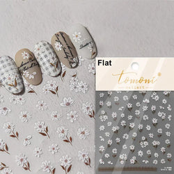 Red Azalea Rose Peony Crane Warbler Bird Fish Lily Chicken Rabbit Lobster Flower Retro Chinese Nail Art Sticker Decoration Decal (Online Order Only)