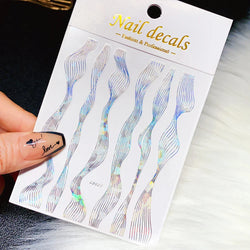 1PC Heart Love Design 3D Nail Art Sticker English Letter Self-Adhesive Slider Valentine's Day DIY Manicure Tips Accessories Tool (ONLINE ORDER ONLY)