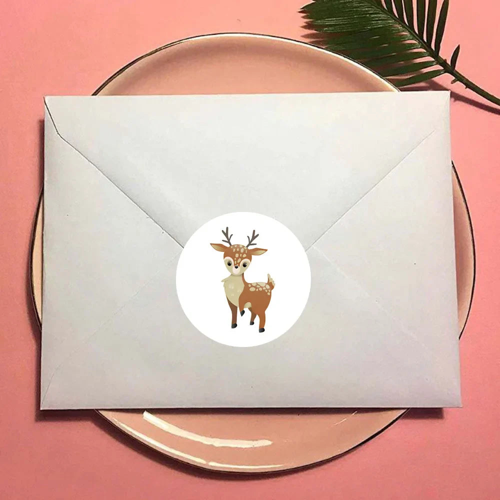 100-500pcs Animal Reward Sticker Cute Cartoon Stickers For Children Holiday Gift Decoration DIY Decorative Sealant Stationery (Online Order Only)