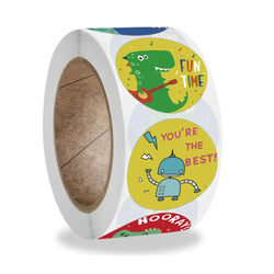 100-500pcs Stickers For Kids Teacher Reward Stickers Animal Design For School Game Baby Training Sticker Award Praise Gift (Online Order Only)