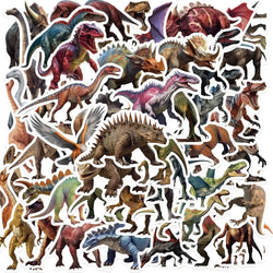 10/50Pcs Dinosaur Stickers Kids Toy Gift DIY Laptop Phone Suitcase Notebook Ancient Animal Sticker Graffiti Decals (ONLINE ORDER ONLY)