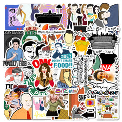 Friends TV Show Stickers Decals - Laptop, Car, Phone, Suitcase Decoration (10/30/50pcs) (ONLINE ORDER ONLY)