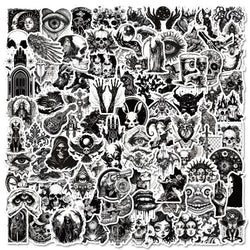 Graffiti Gothic Punk Stickers for DIY Suitcase, Water Bottle, Phone, Guitar, Laptop, Car, Motorcycle, Skateboard - 10/50/100pcs (Online Order Only)