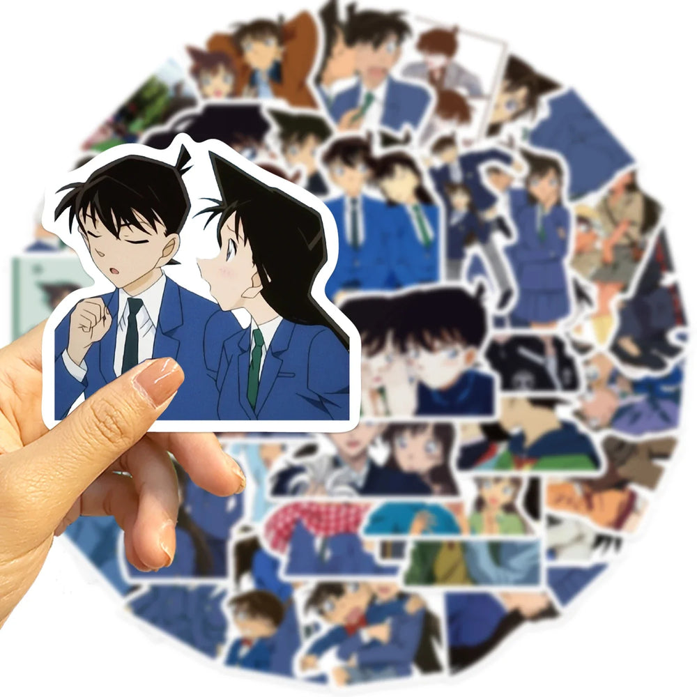 50pcs Cartoon Animation Stickers Waterproof DIY Car Decals Kids Toys Decorative Desk Laptop Water Cup Stationery Box Sticker (Online Order Only)