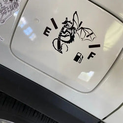Funny Dragon Shaped Pattern Car Sticker for Fuel Tank Cap Door Decoration Automotive Supplies Outdoor Stickers Pvc Vinyl Decals (ONLINE ORDER ONLY)