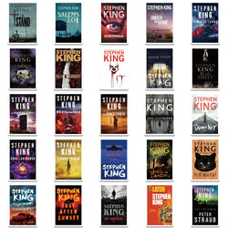10/30/50PCS Mix Stephen Edwin King Horror Novel Stickers Poster Decals DIY Motorcycle Laptop Notebook Phone Bike Graffiti Toys (Online Order Only)