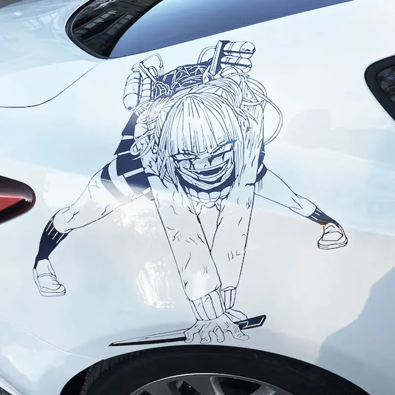 Anime Car Sticker Large Stickers External Accessories Assassin For Door Hood Decoration Style Spirit Styling PVC Vinyl Decal (ONLINE ORDER ONLY)