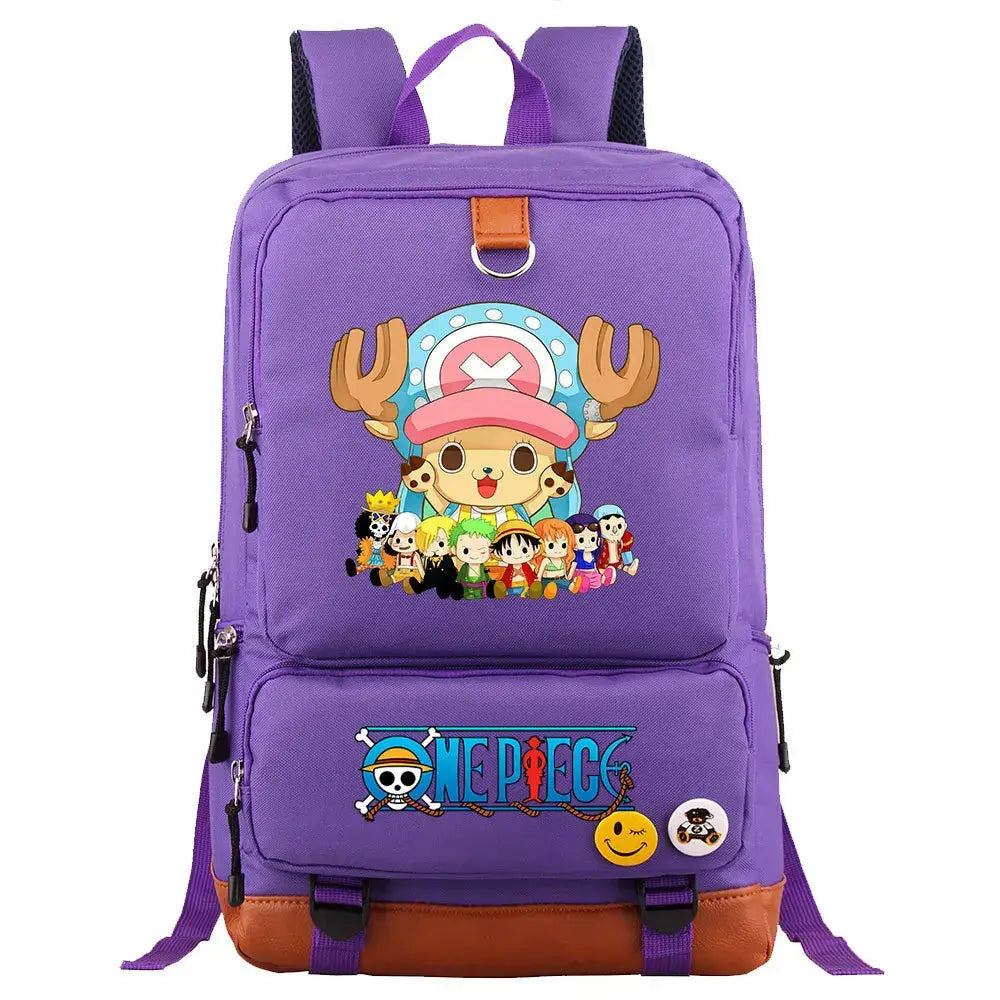 One Piece Luffy Printed Unisex Backpack School Travel Bag (ONLINE ORDER ONLY)