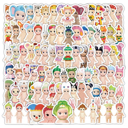 10/30/50/102PCS Sonny Angel Stickers Cute Cartoon Graffiti Sticker Luggage Laptop Guitar Car Bike DIY Decals Scrapbook Kids Toys (ONLINE ORDER ONLY)
