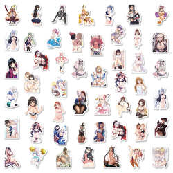 10/30/50pcs Anime Sexy Girl Bunny Waifu Hentai Stickers Deacls Skateboard Laptop DIY Motorcycle Bike Car Cool Waterproof Sticker (ONLINE ORDER ONLY)