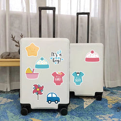 52PCS Ins Style Baby Stickers Cute For Gift DIY Kids Notebook Luggage Motorcycle Laptop Refrigerator Decals Graffiti sticker (Online Order Only)