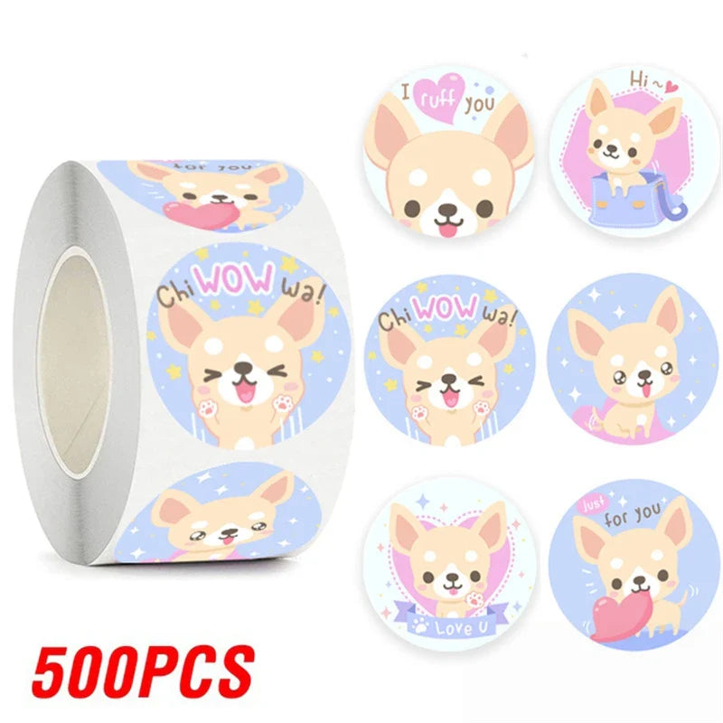 100-500pcs Cute Reward Stickers for Kids Children Kindergarten School Encouragement Students Games Toy Animals Stationery Labels (ONLINE ORDER ONLY)