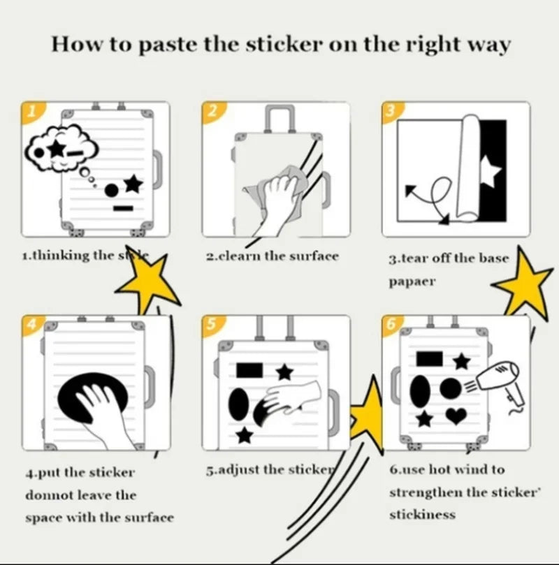 10/25/50pcs Funny Fantasy Weird Cartoon Cute Monster Psychedelic Waterproof Graffiti Sticker DIY Decal (ONLINE ORDER ONLY)