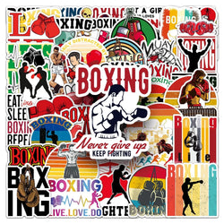 10/50PCS Cool Boxing Match Wrestling Sport Stickers DIY Motorcycle Laptop Phone Bottle Luggage Waterproof Graffiti Vinyl Sticker (Online Order Only)