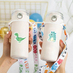 100-500pcs Animals Dinosaur Stickers Reward Stickers for School Reward Students Teachers Cute Decoration Gift Box Sticker Label (Online Order Only)