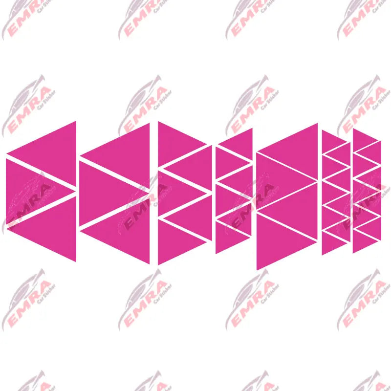 Angular Shape Sticker For Car Motorcycle Sticker Decoration Side Camouflage Kit Wrap Camo Tuning Styling Waterproof Vinyl Decals (ONLINE ORDER ONLY)