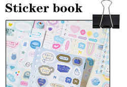 30sheets/piece Korean Ins Cute Collage Material Decorative Sticker Book Laptop Kpop Scrapbook Journal Kawaii Stickers Kids Gift (ONLINE ORDER ONLY)