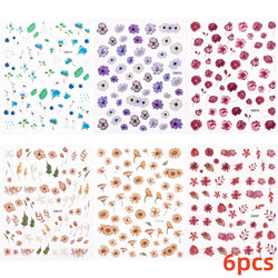 6 Sheets Moon/Star Nail Art Sticker Adhesive Gold Color Sticker Sheets Universal Constellation Shapes Sticker Art Decoration (ONLINE ORDER ONLY)