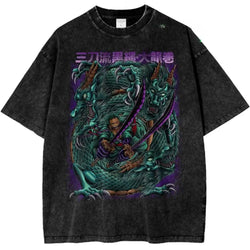 Roronoa Zoro Shirt One Piece Retro Anime T-Shirt (ONLINE ORDER ONLY)