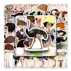 50Pcs Cartoon Waterproof Vinyl Stickers for Skateboard Snowboard (ONLINE ORDER ONLY)