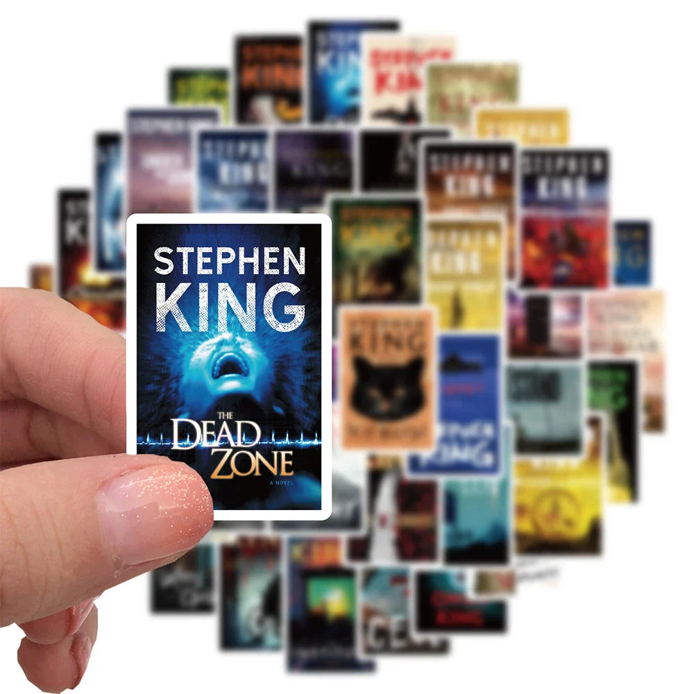 10/30/50PCS Mix Stephen Edwin King Horror Novel Stickers Poster Decals DIY Motorcycle Laptop Notebook Phone Bike Graffiti Toys (Online Order Only)