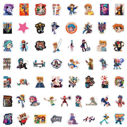 10/30/55/110PCS Scott Pilgrim Stickers Animation Decals Waterproof Cartoon stickers Kids Toys Scrapbook Luggage Guitar Car Bike (ONLINE ORDER ONLY)