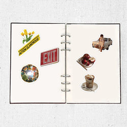 63PCS INS Aesthetics Stickers Modern Style DIY For Decor DIY Notebook Luggage Motorcycle Laptop Refrigerator Sticker Toys (ONLINE ORDER ONLY)