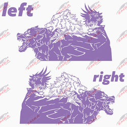 Large Anime Decal Graphic For Cars Sticker Decoration Side Hood Auto Parts Die Cutting Water Proof Vinyl Decals Accessories (ONLINE ORDER ONLY)