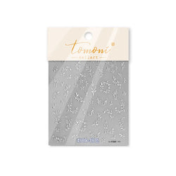 Hot Stamping Silver Rose Gold Tender Leaf Branches Flower Slash Leaves Maple Leaves Ginkgo Plant Flower Nail Art Stickers Decals (ONLINE ORDER ONLY)