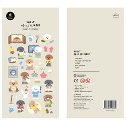 Korean Import Original Suatelier Daily Stickers Scrapbooking Diy Journal Stationery Sticker Children Decor Art Supply (Online Order Only)