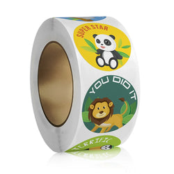 100-500pcs Reward Stickers For Children Kids Animal Panda Stickers Small Packaging Pack Stickers Photocard Decor Lables (Online Order Only)