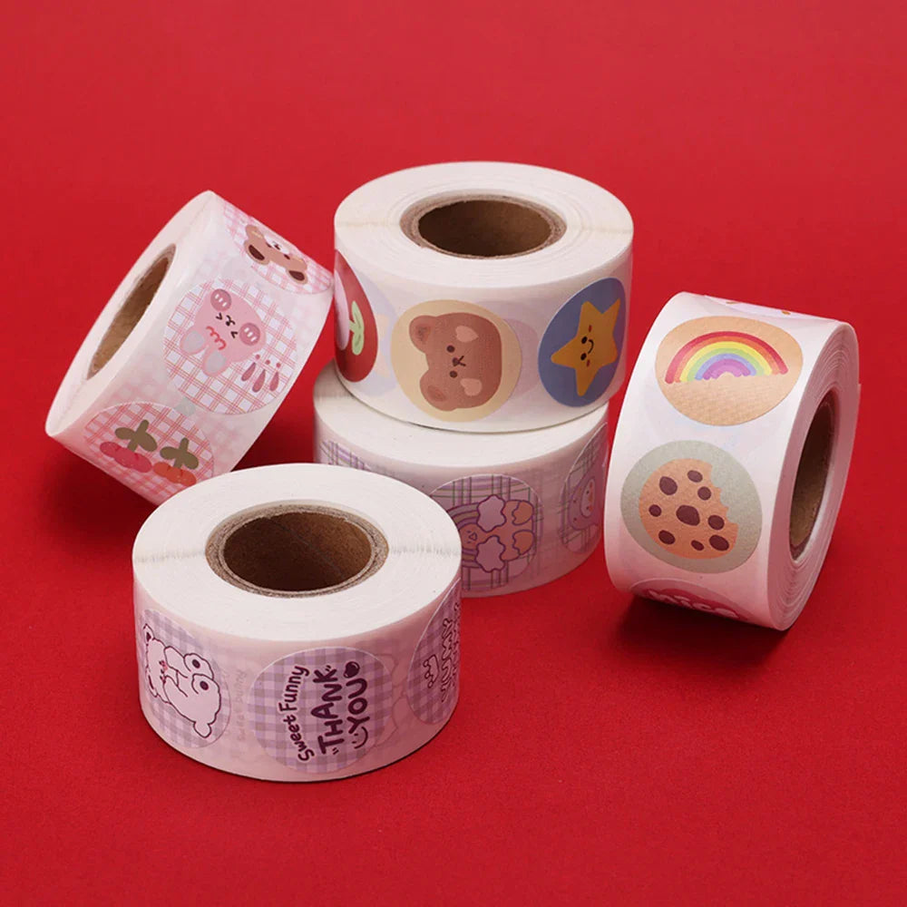 100-500pcs Cartoon Reward Sticker for Children Encouragement Sealing Labels Kids Gifts Decorative Teacher Supplies Sticker (ONLINE ORDER ONLY)