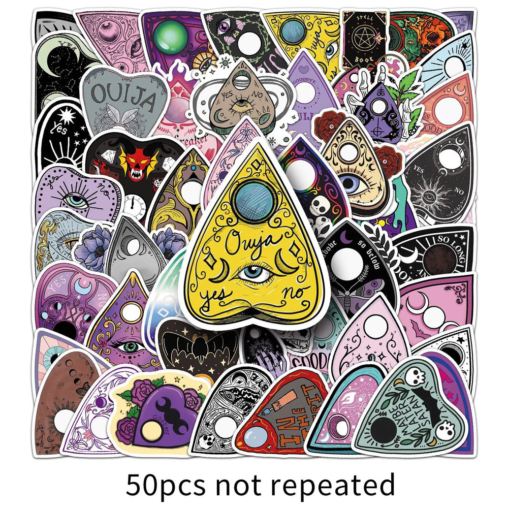 Cute Witch Magic Stickers for Phone Laptop Luggage Skateboard - 10/30/50PCS (Online Order Only)