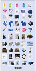 50pcs/lot Korean ins Scrapbook Stickers Life Projector Series Art Craft Sticker Decorative Diary Planner Cute Stationery Sticker (ONLINE ORDER ONLY)